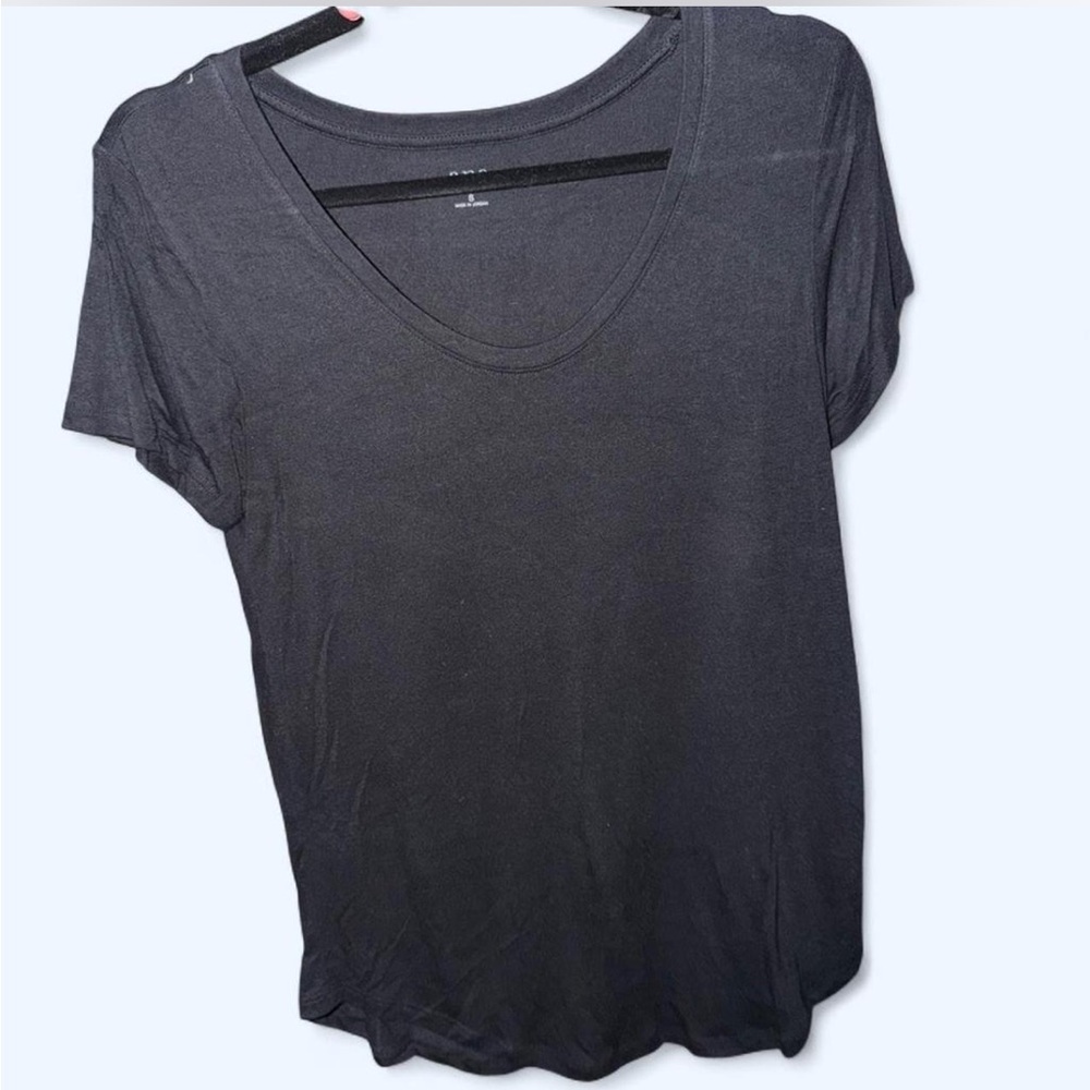 a.n.a Black Short Sleeve Tee